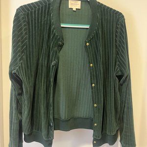 SEZANE Lightweight Bomber Style Jacket